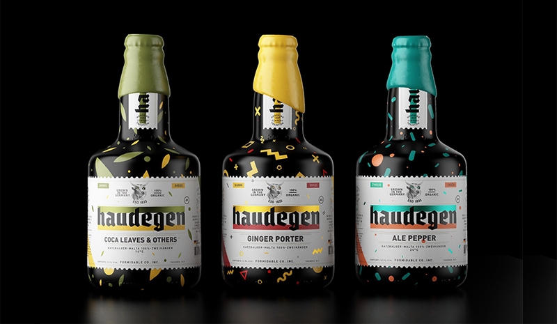 啤酒創(chuàng)意包裝設計,還為其設計了一系列的品牌應用