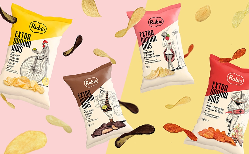 不拘一格的薯片包裝設計，休閑食品包裝設計，杭州石特品牌包裝設計公司