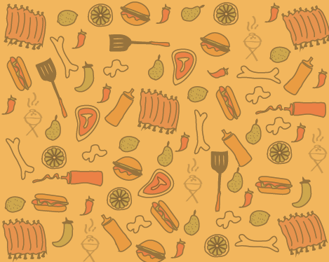 肉類(lèi)腌料包裝插畫(huà)