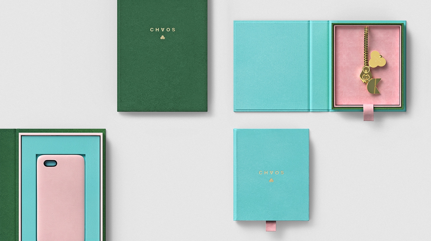 時尚配飾品牌個性配飾手機殼、護身符、拉鏈等創意產品包裝設計