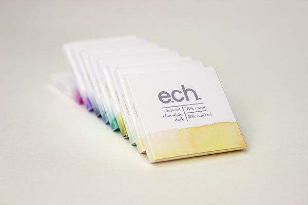 彩色之光， 生態(tài)手工巧克力食品包裝設(shè)計(jì)工程。