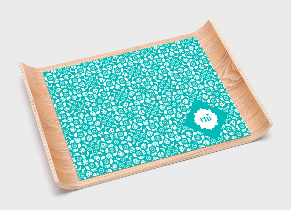 泰國快餐店的品牌設(shè)計，標(biāo)志設(shè)計和包裝設(shè)計