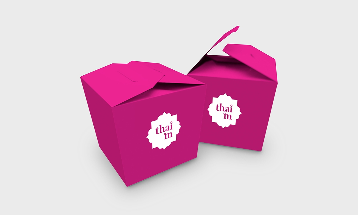 泰國快餐店的品牌設(shè)計，標(biāo)志設(shè)計和包裝設(shè)計