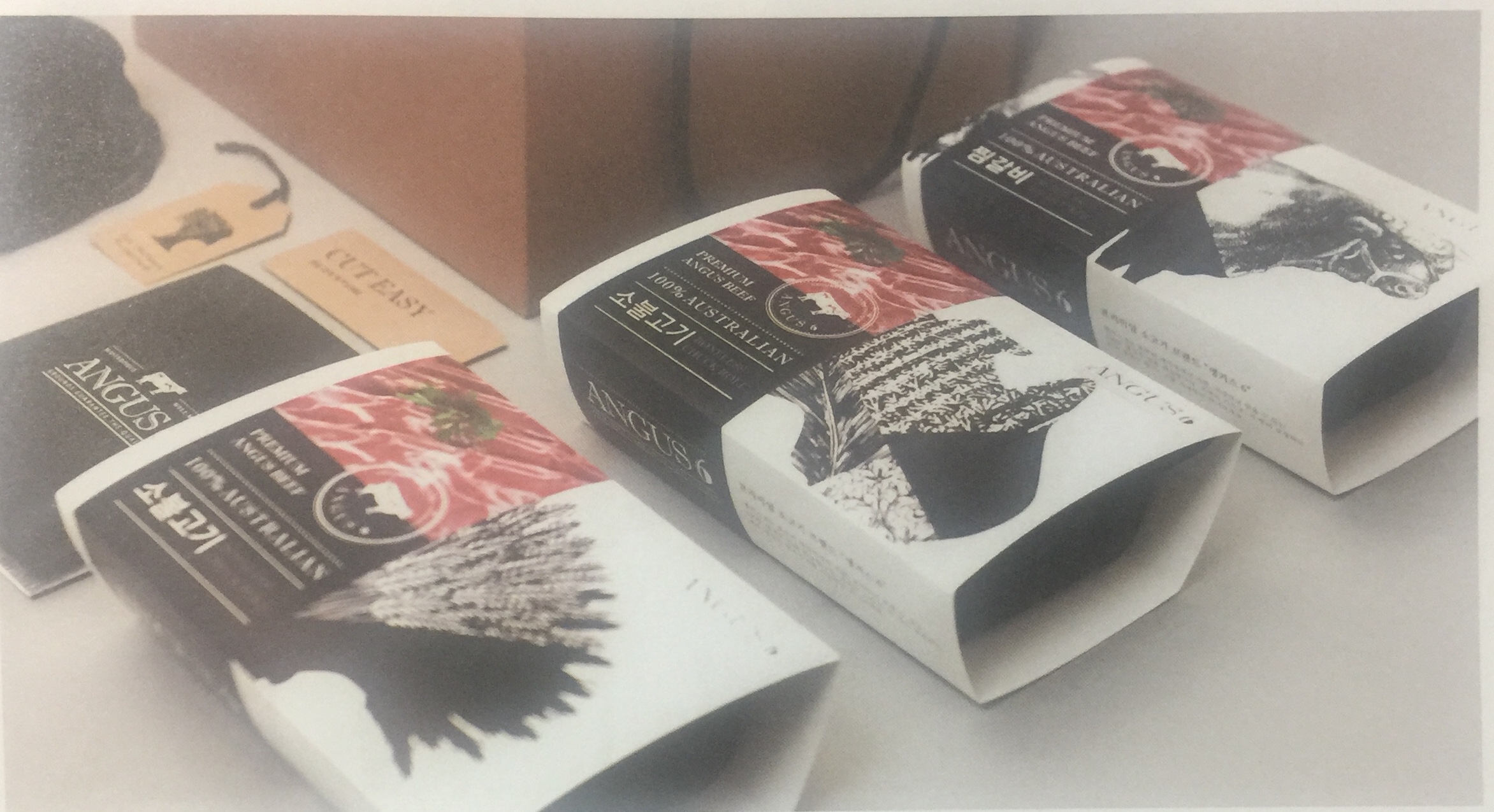 體現品牌高端、奢華的生鮮牛肉包裝設計