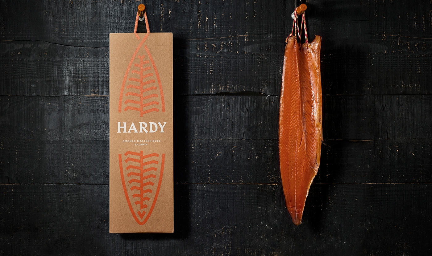 傳統熏鮭魚包裝設計