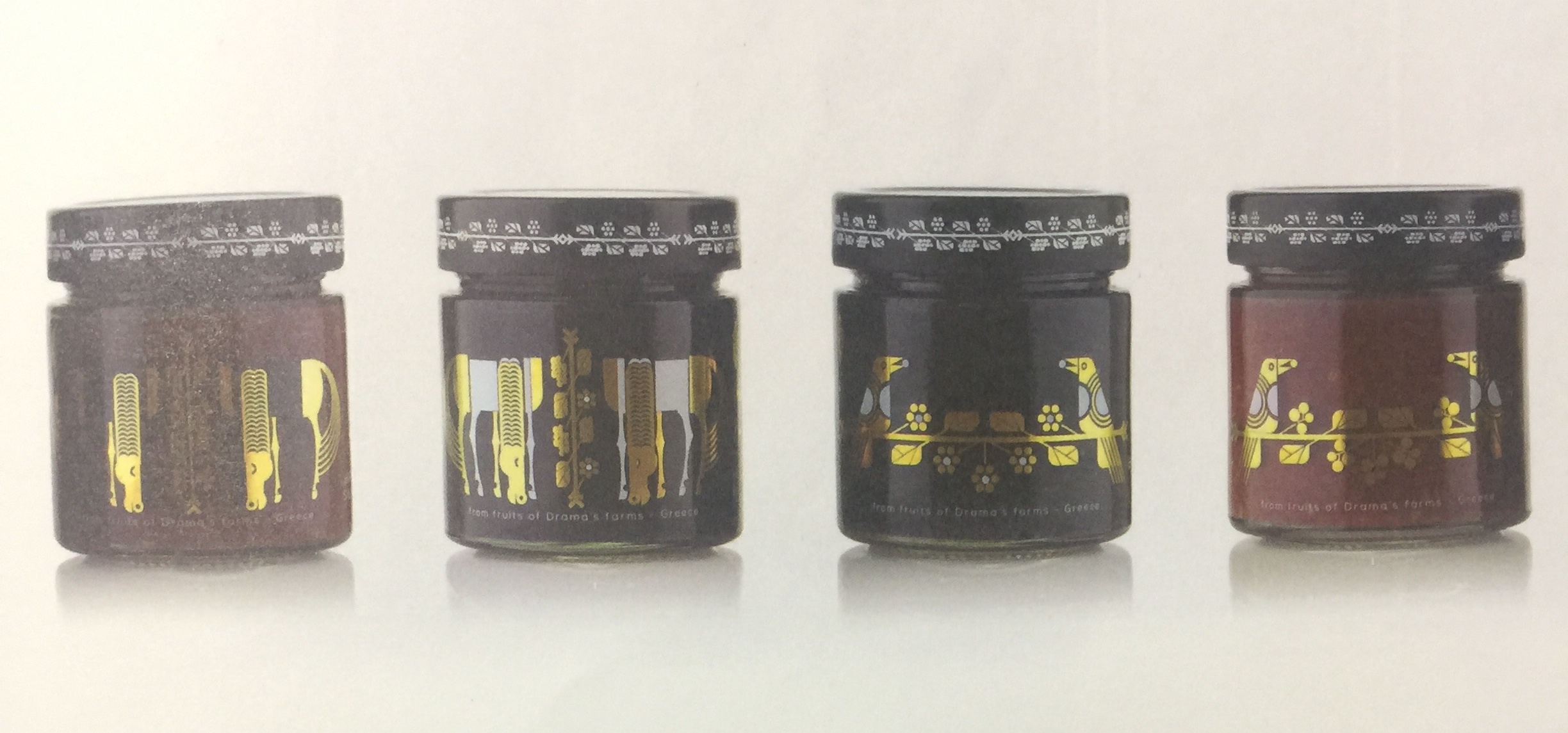 帶來(lái)獨(dú)特味覺(jué)體驗(yàn)的食品-黑莓、銀果胡頹子和沙棘果醬包裝設(shè)計(jì)