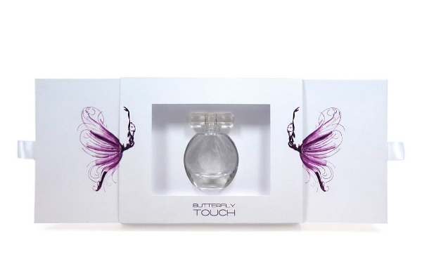 少女起舞幻化成蝶，少女心爆棚的香水包裝！