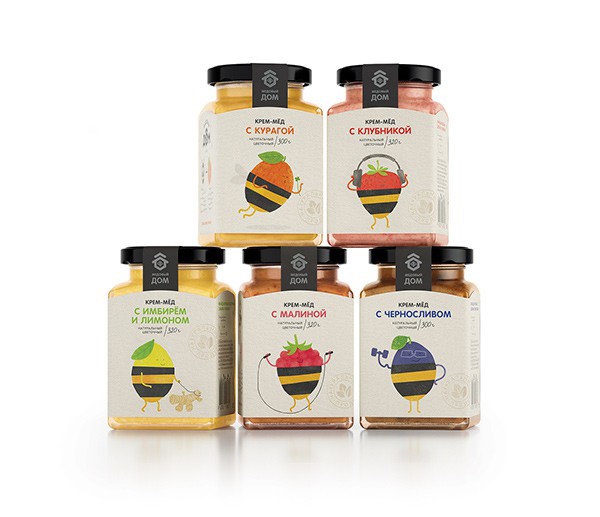 可愛到飛起的小水果？俏皮蜂蜜漿果包裝設計