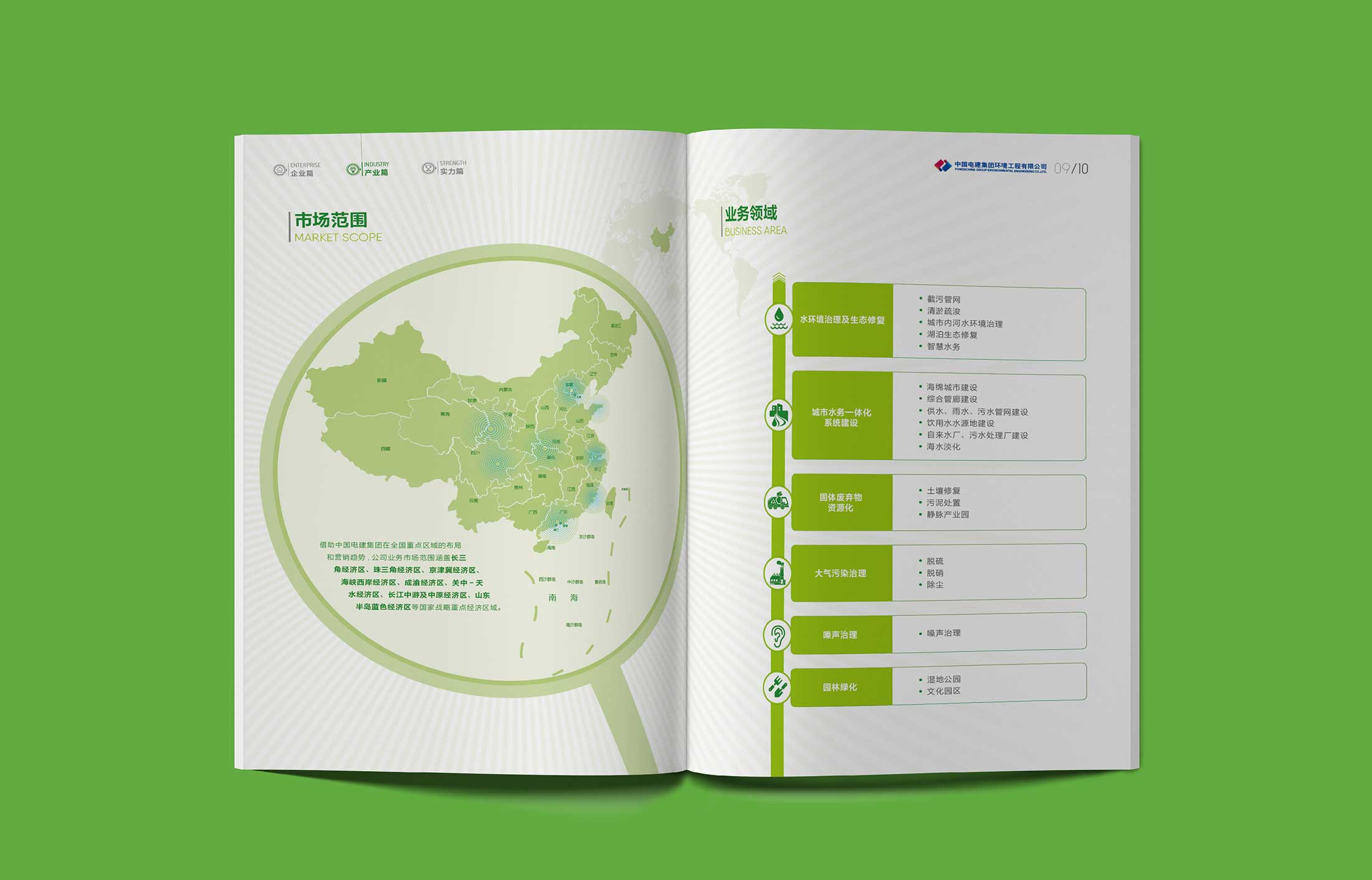 中國電建集團環境畫冊